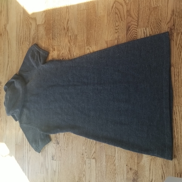 (M) Kenar Knit Sweater Dress Turtleneck Cozy Cabin Cottagecore Neutral - Picture 6 of 6